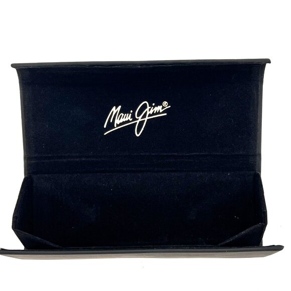 Maui Jim Trifold Black Foldable Sunglasses Eyeglass Case Magnetic Closure - Picture 6 of 9